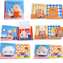 Load image into Gallery viewer, Animal Style Monkey/Owl/Dog Newborn Baby Toys Learning Educational Kids Cloth Books Cute Infant Baby Fabric Book Ratteles Toy