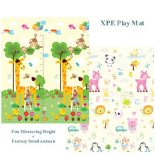 Load image into Gallery viewer, 180X200CM Baby Mat 1CM Thickness Cartoon XPE Kid Play Mat Foldable Anti-skid Carpet Children Game Mat
