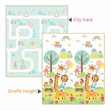 Load image into Gallery viewer, Foldable Cartoon Play Mat XPE Kid Rug Puzzle Infant Carpet Waterproof Early Education Gym Activity mat Baby Crawling Pad Rug