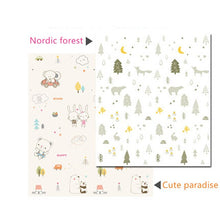 Load image into Gallery viewer, Foldable Cartoon Play Mat XPE Kid Rug Puzzle Infant Carpet Waterproof Early Education Gym Activity mat Baby Crawling Pad Rug