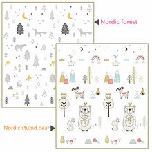Load image into Gallery viewer, Foldable Cartoon Play Mat XPE Kid Rug Puzzle Infant Carpet Waterproof Early Education Gym Activity mat Baby Crawling Pad Rug