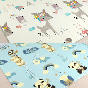 180X200CM Baby Mat 1CM Thickness Cartoon XPE Kid Play Mat Foldable Anti-skid Carpet Children Game Mat