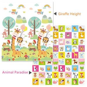 Foldable Cartoon Play Mat XPE Kid Rug Puzzle Infant Carpet Waterproof Early Education Gym Activity mat Baby Crawling Pad Rug