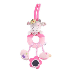 40 Types Plush Infant Toys Baby Crib Bed Spiral Rattle Animal Handbells Rattles Handle Toys Stroller Hanging Teether Baby Toys