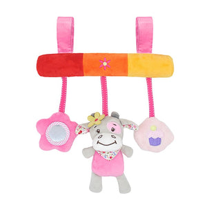 40 Types Plush Infant Toys Baby Crib Bed Spiral Rattle Animal Handbells Rattles Handle Toys Stroller Hanging Teether Baby Toys