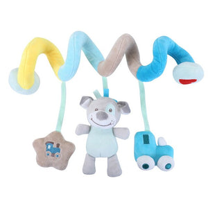 40 Types Plush Infant Toys Baby Crib Bed Spiral Rattle Animal Handbells Rattles Handle Toys Stroller Hanging Teether Baby Toys