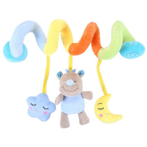 40 Types Plush Infant Toys Baby Crib Bed Spiral Rattle Animal Handbells Rattles Handle Toys Stroller Hanging Teether Baby Toys